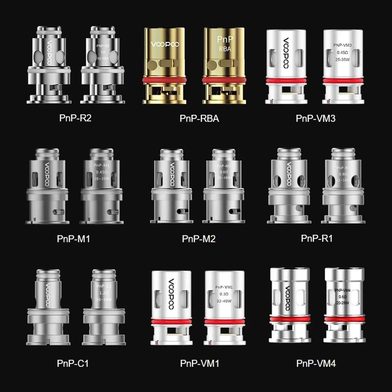 644911268a3364002313c6dc 原廠正品【 VOOPOO PNP】成品芯系列